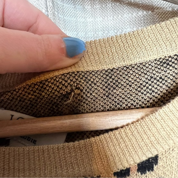 J. Crew Teddie Crewneck Sweater in Leopard Print Small - Picture 12 of 12